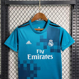 2017/2018 Kids Real Madrid Third Retro Football Shirt image 3