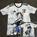 24-25 Japan Special Edition Fans Soccer Jersey (草帽路飞) (One Piece anime Luffy)