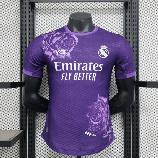 2023/2024 Real Madrid Y-3 Purple Special Edition Player Version Football Shirt image 1