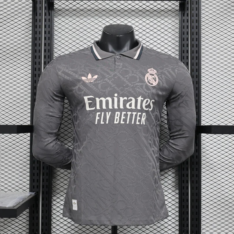 2024/2025 Real Madrid Third Long Sleeve Player Version Football Shirt image 1