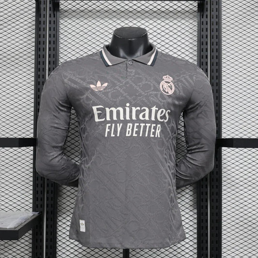 2024/2025 Real Madrid Third Long Sleeve Player Version Football Shirt image 1