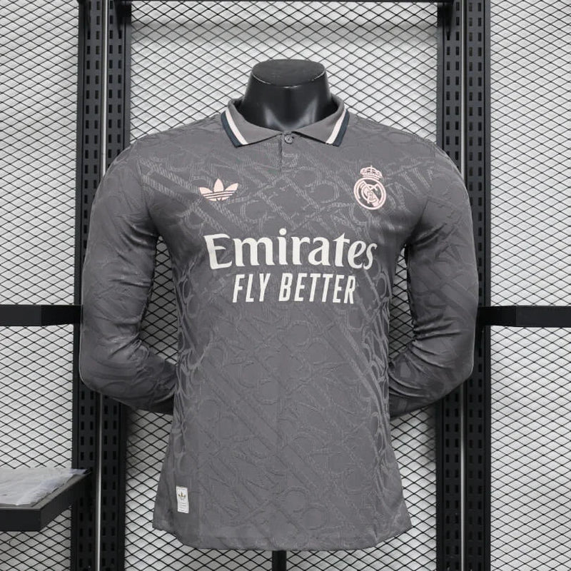 2024/2025 Real Madrid Third Long Sleeve Player Version Football Shirt image 1