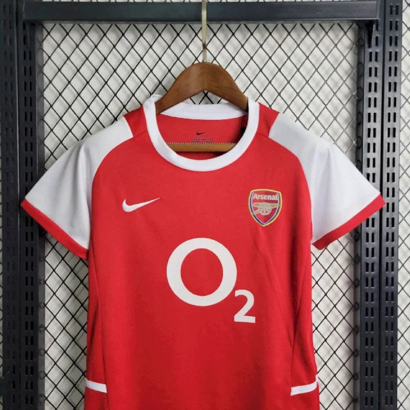 2002/2004 Kids Arsenal Home Retro Football Shirt image 3