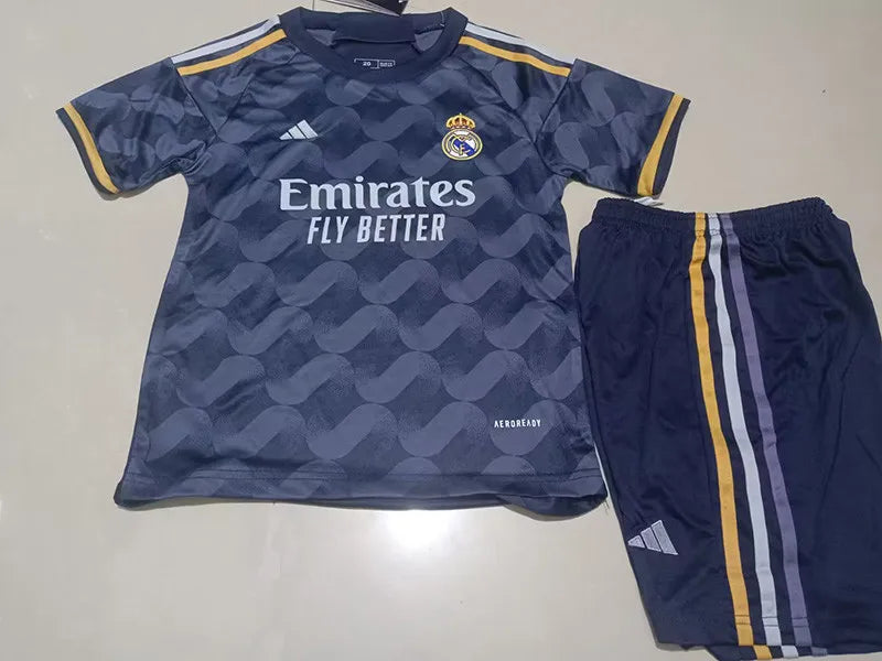 2023-24 RMA Away Kids Soccer Jersey