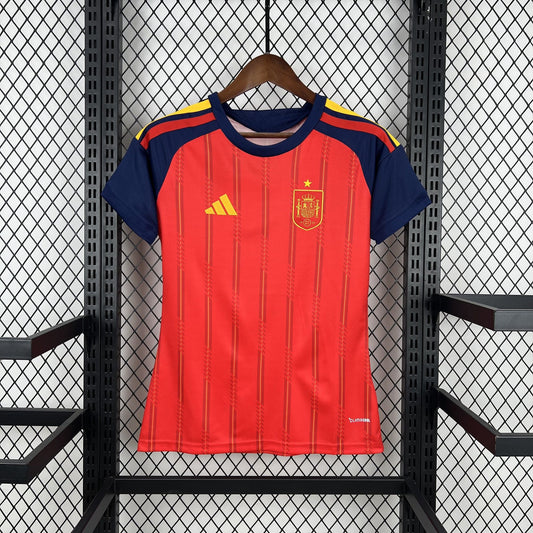 Women's 2026 Spain Home World Cup Football Jersey