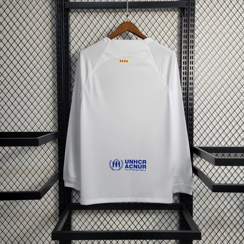2023/2024 Barcelona Away Long Sleeve Football Shirt image 2