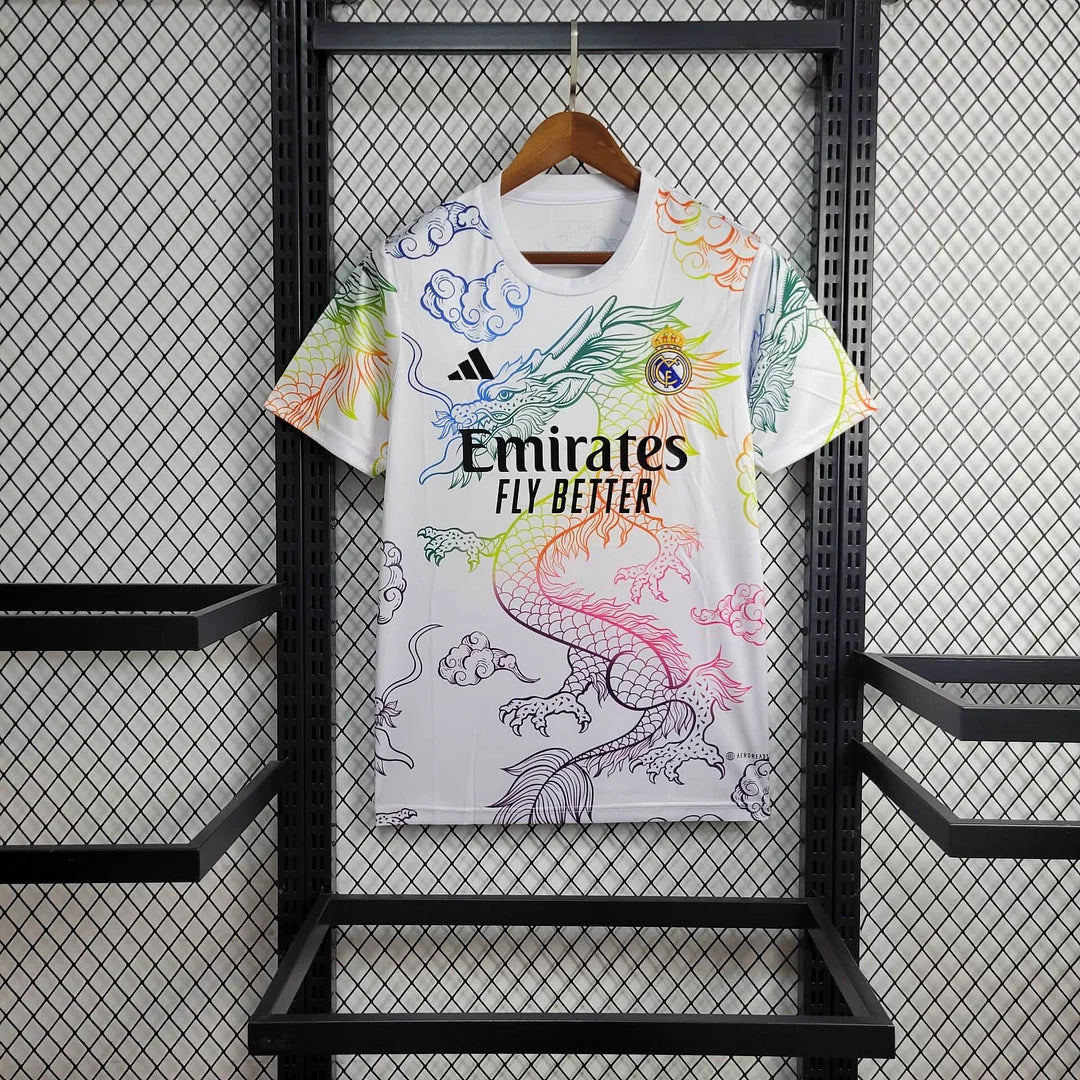 2024/2025 Real Madrid White Dragon Special Edition Football Shirt image 1
