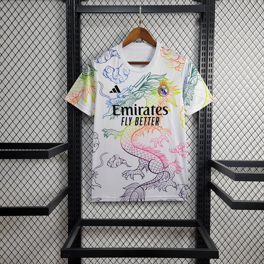 2024/2025 Real Madrid White Dragon Special Edition Football Shirt image 1