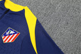 2025/2026 Atletico Madrid Blue Half-Pull Tracksuit