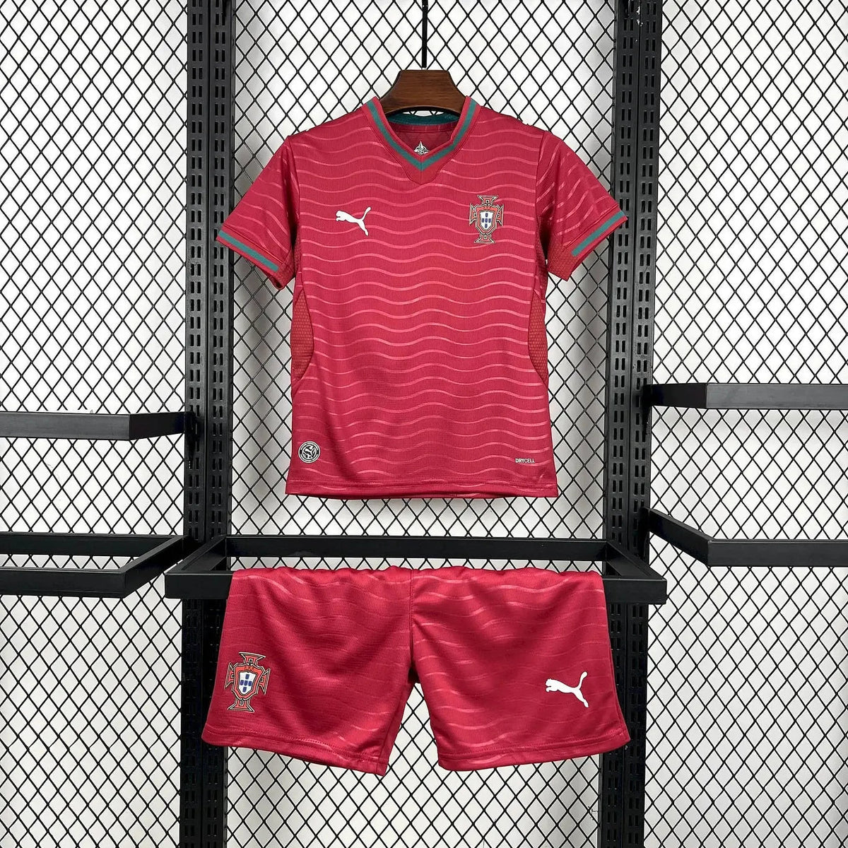 2026 Portugal World Cup Home Football Shirt - Kids image 1