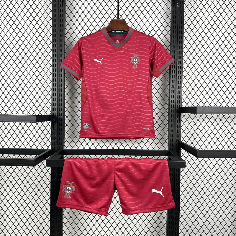 2026 Portugal World Cup Home Football Shirt - Kids image 1