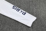 2021/2022 PSG Paris Saint-Germain Half-Pull Tracksuit White