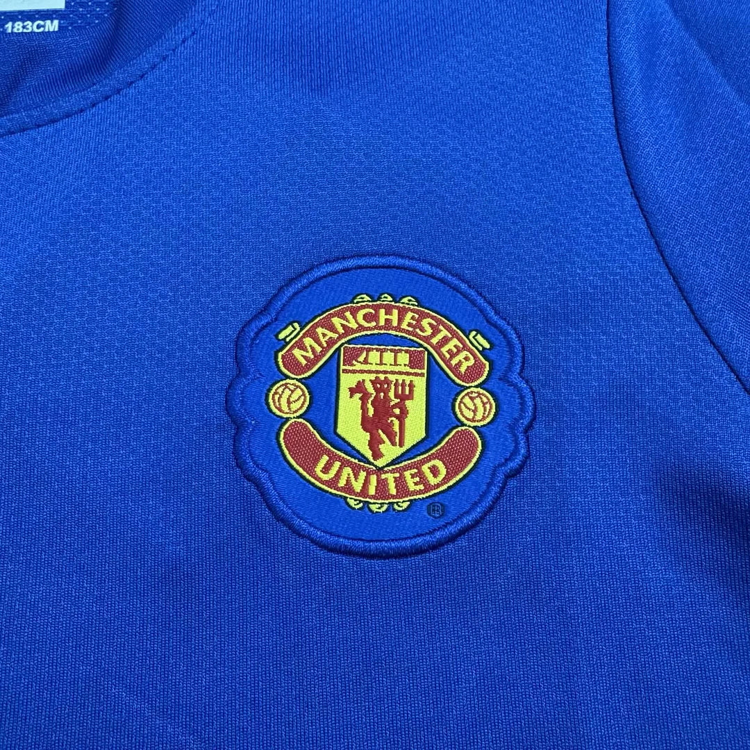 2008/2009 Manchester United Retro Long Sleeve Third Away Football Shirt - Kids