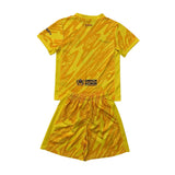 2024/2025 Kids Barcelona Yellow Goalkeeper Football Shirt image 2