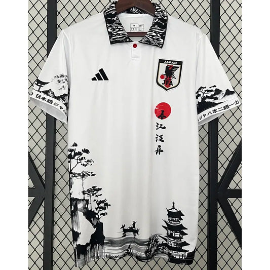 -24 Japan White Special Edition Fans Soccer Jersey (春江)
