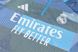 2025/2026 Real Madrid Blue Half-Pull Tracksuit