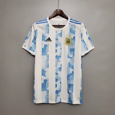 2020 Argentina Home Retro Football Shirt image 1
