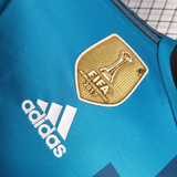 2017/2018 Real Madrid Third Long Sleeve Retro Football Shirt image 3