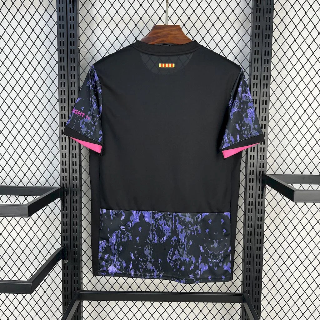 2025/2026 Barcelona Black Purple Abstract Special Edition Football Shirt image 2