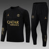 2022/2023 PSG Paris Saint-Germain Half-Pull Tracksuit Black