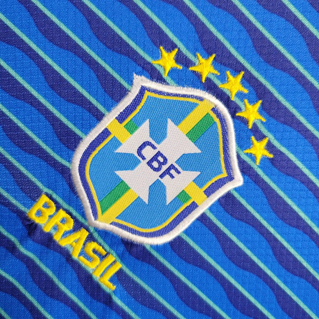 2024 Kids Brazil Away Football Shirt image 5