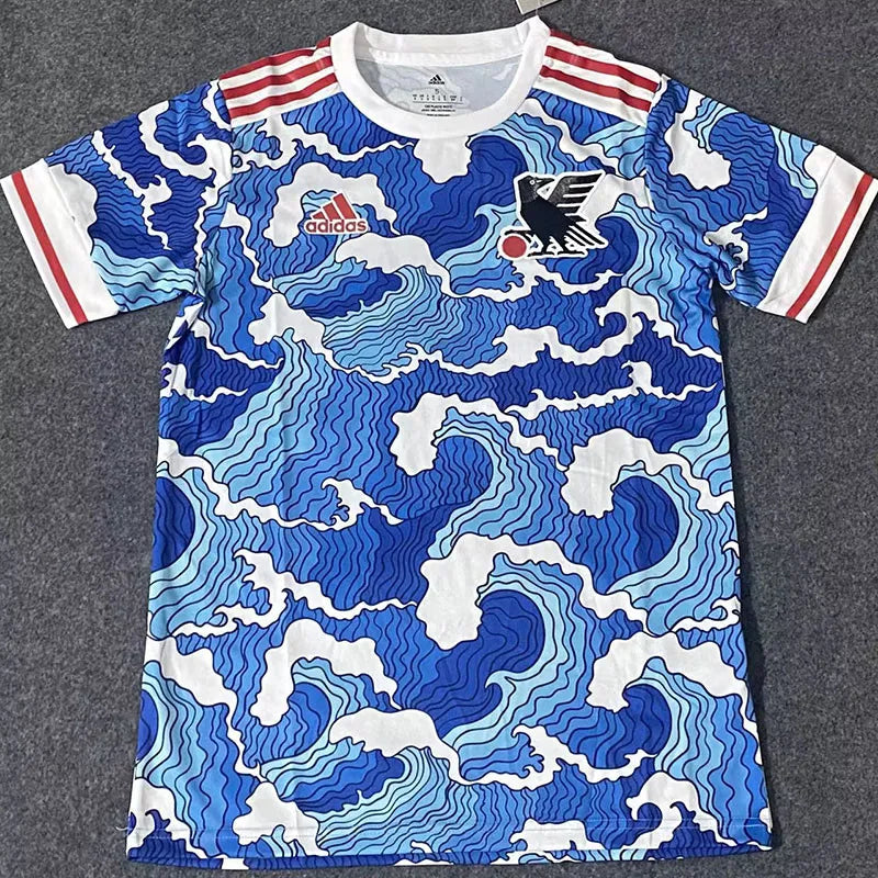 Maillots d'entraînement bleus du Japon 23-24