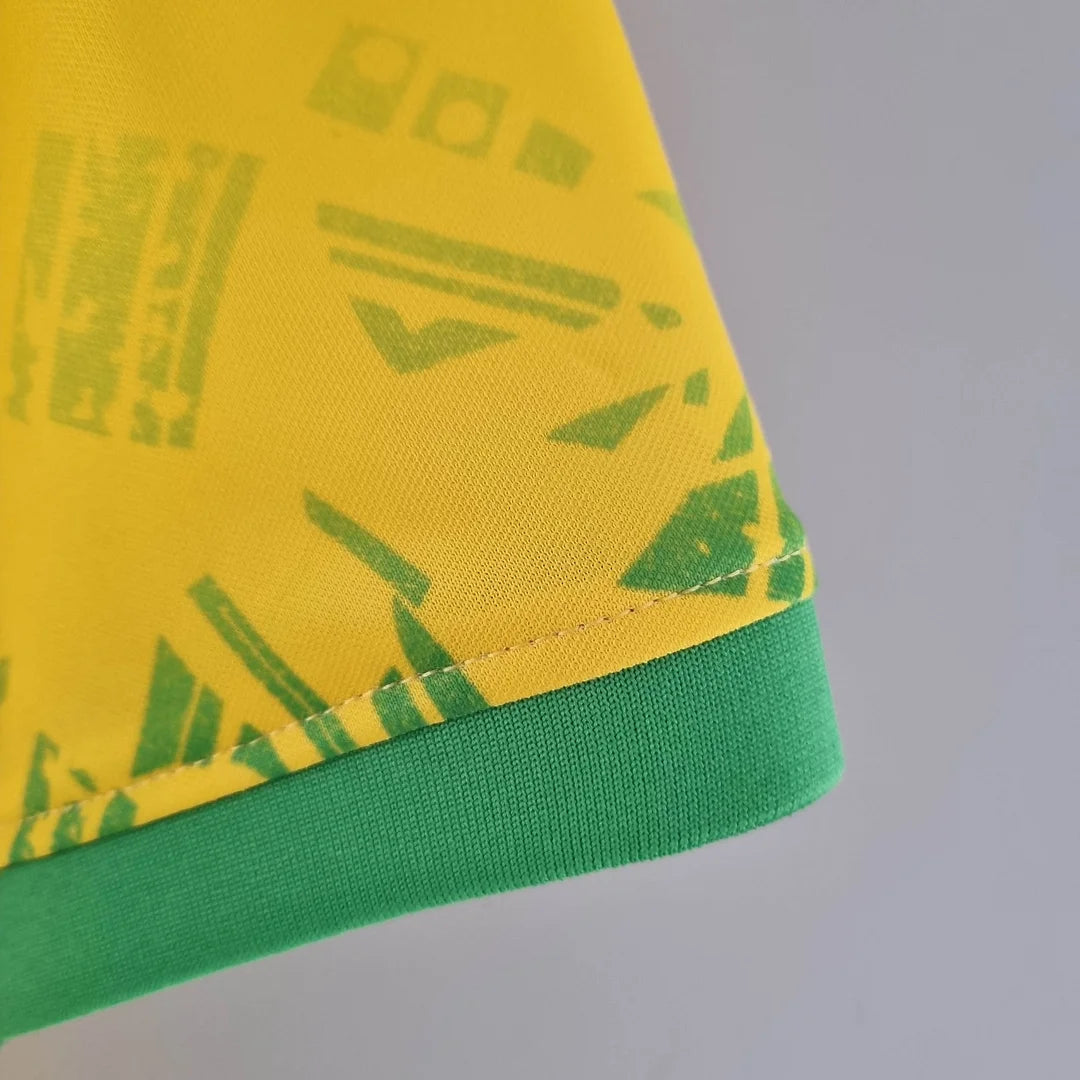 2022 Brazil Classic Yellow Football Shirt image 6