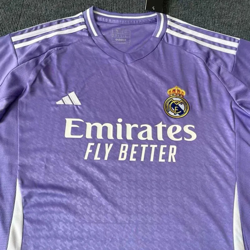 Maillot de football pour fans édition spéciale violet RMA 24-25