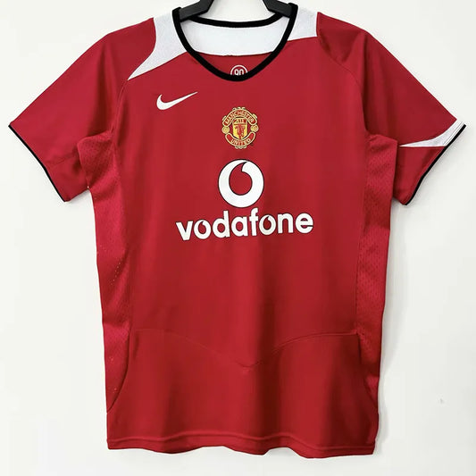 2005-2006 Man Utd Home Retro Soccer Jersey