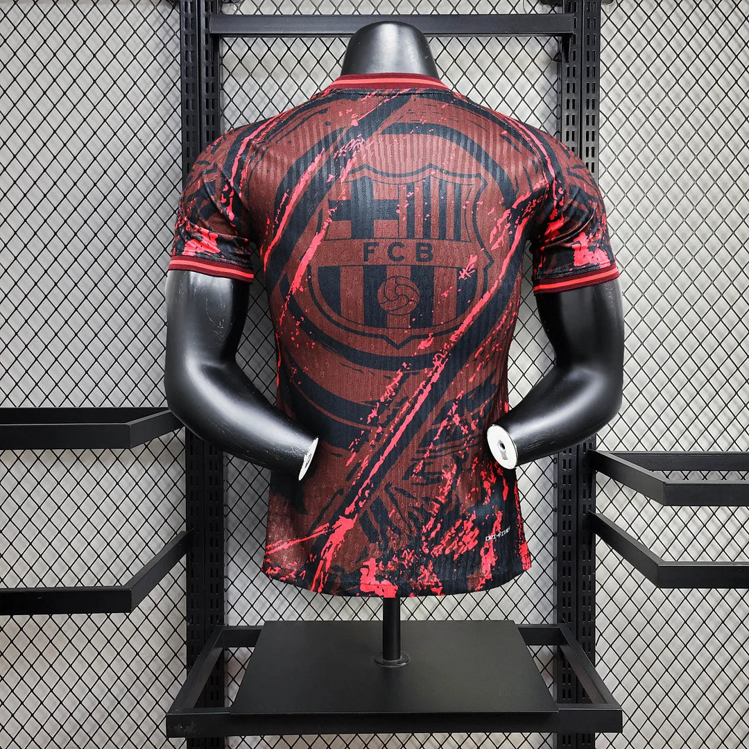2025/2026 Barcelona Red Black Special Edition Player Version Football Shirt image 2