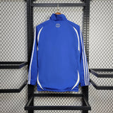 25/26 Greece Jacket White and Blue Windbreaker