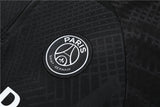 2022/2023 PSG Paris Saint-Germain Full Black Half-Pull Tracksuit