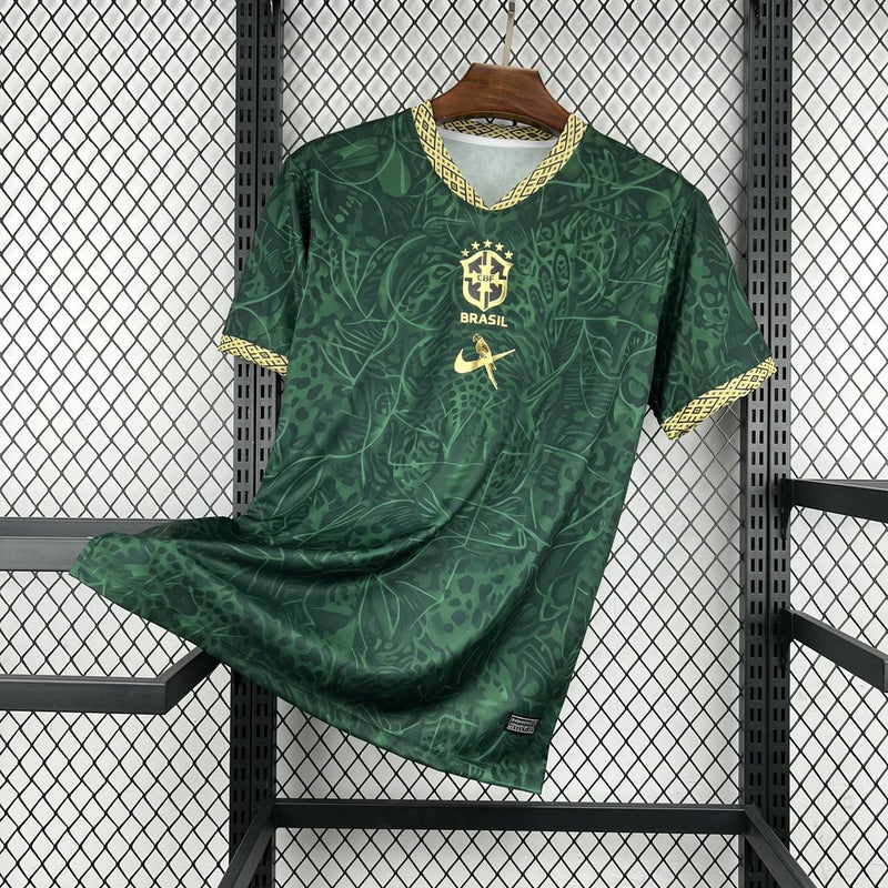 2026 Brazil Arara Green Special Edition Football Shirt image 1