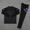 2021/2022 Barcelona Half-Pull Tracksuit Black