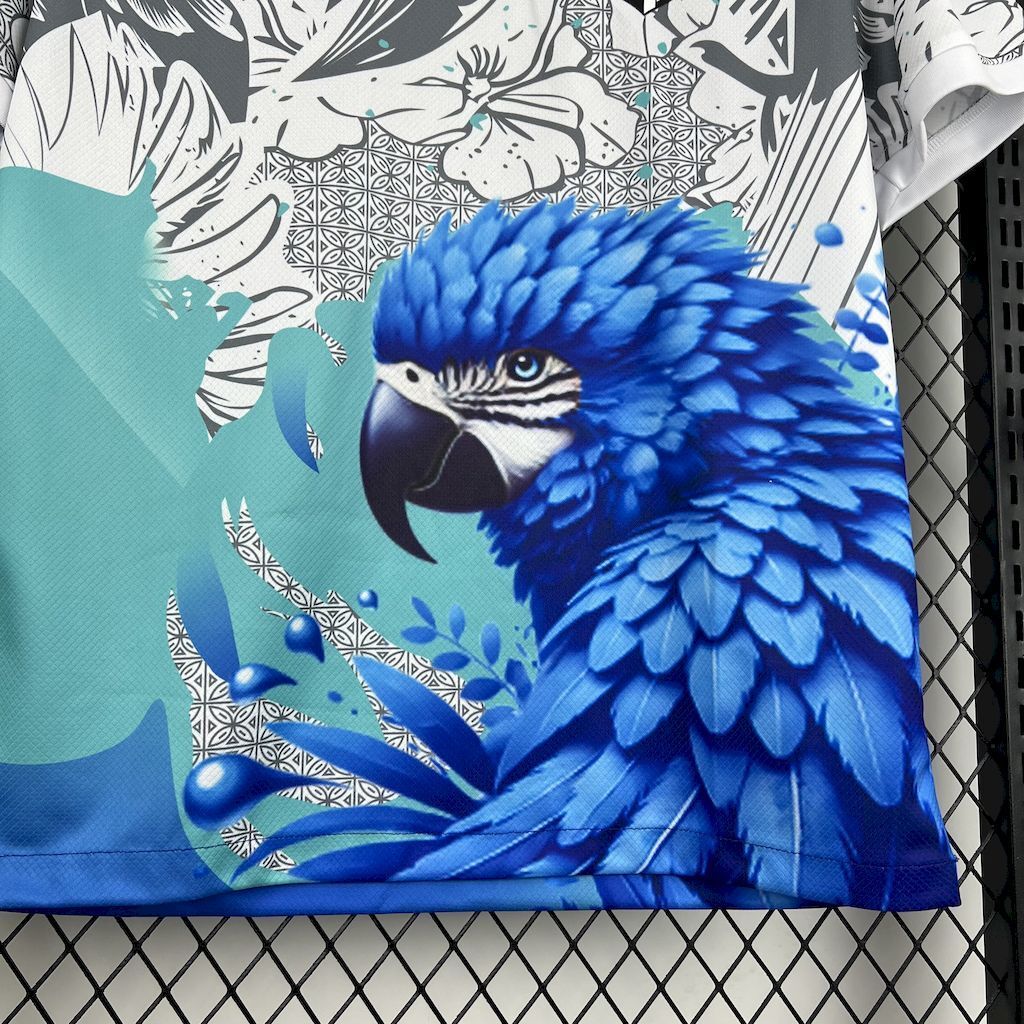 2025/2026 Brazil White Blue Parrot Special Edition Football Shirt image 5