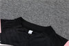 2021/2022 PSG Paris Saint-Germain Half-Pull Tracksuit Black Pink Sleeves