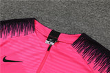 2018/2019 PSG Paris Saint-Germain Pink Half-Pull Tracksuit