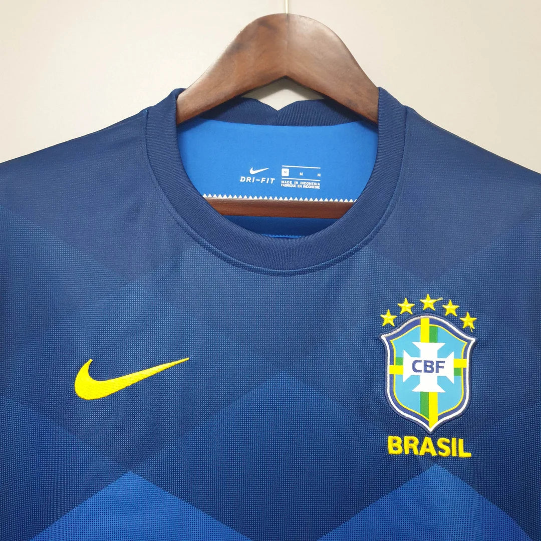 2020 Brazil Away Retro Football Shirt image 5