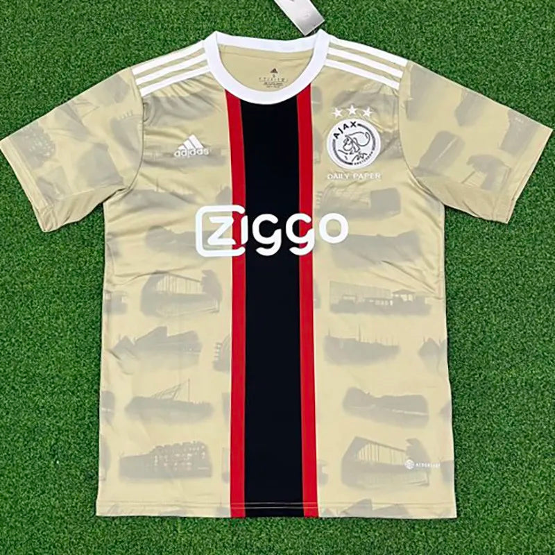 22-23 Ajax Creme Fans Soccer Jersey