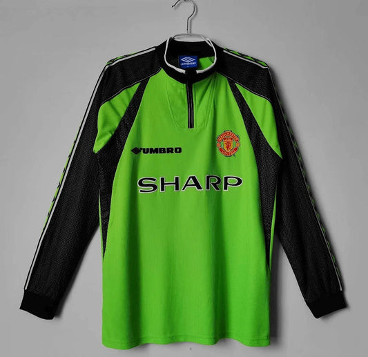 1998/1999 Manchester United Retro Long Sleeve Goalkeeper Football Shirt
