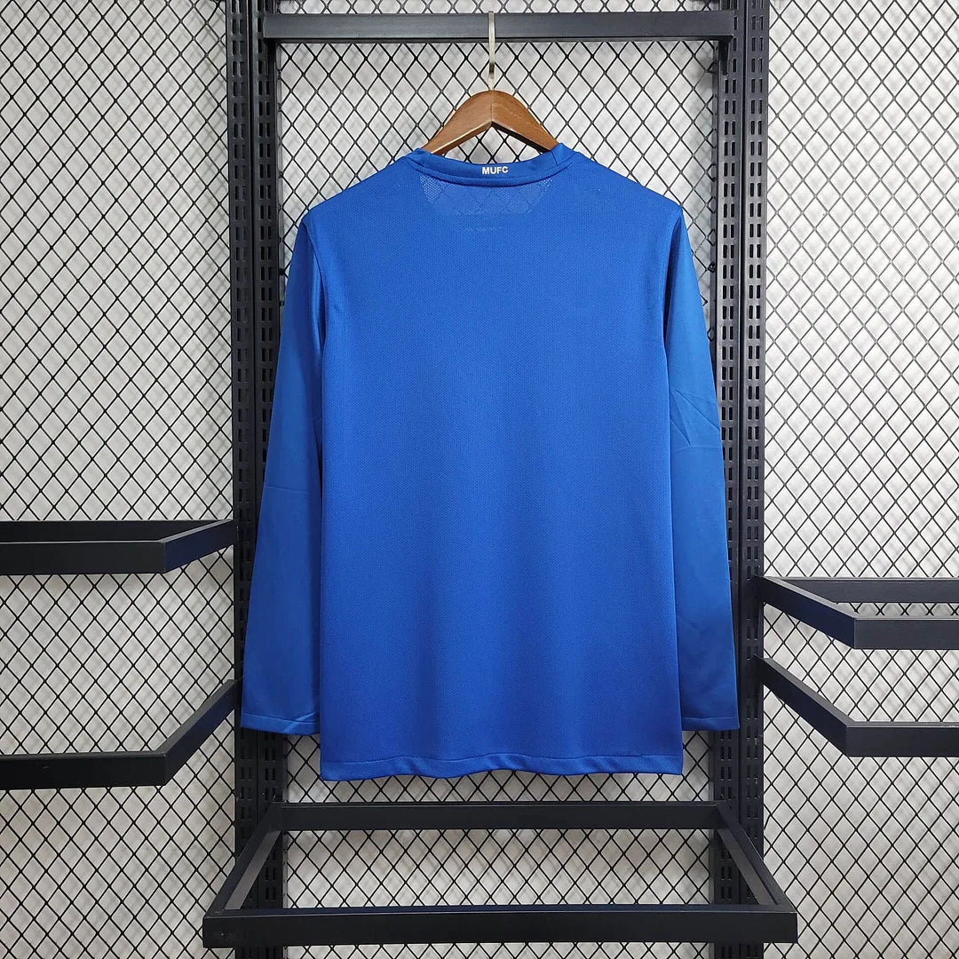 2007/2008 Manchester United Retro Long Sleeve Away Football Shirt