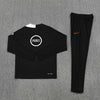 2025/2026 PSG Paris Saint-Germain Black Half-Pull Tracksuit