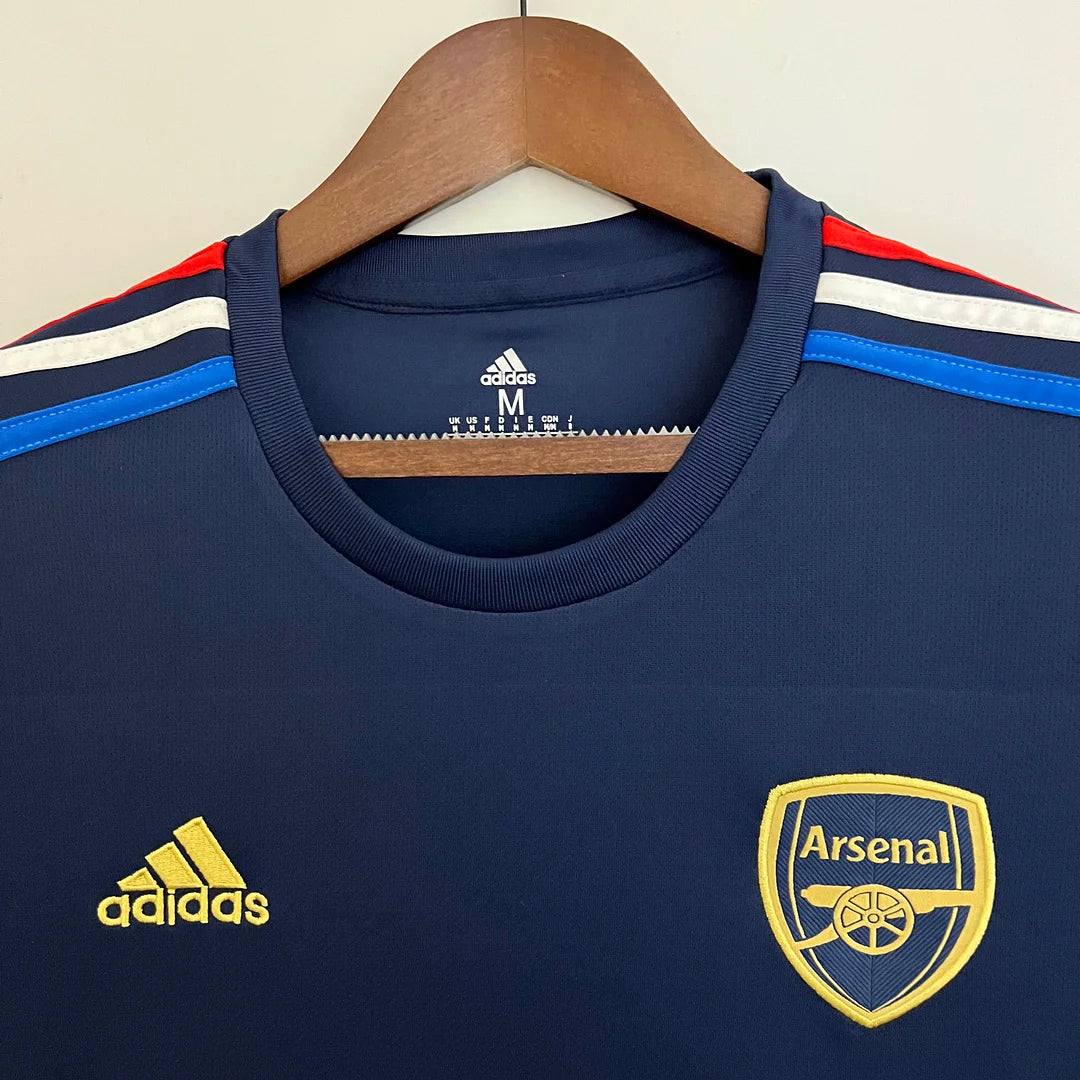 2023 Arsenal French Special Edition Blue Football Shirt image 3