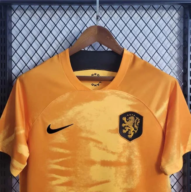 2022 Netherlands Home World Cup Football Shirt image 3