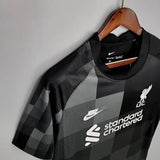 2021/2022 Retro Liverpool Black Goalkeeper Football Shirt image 5