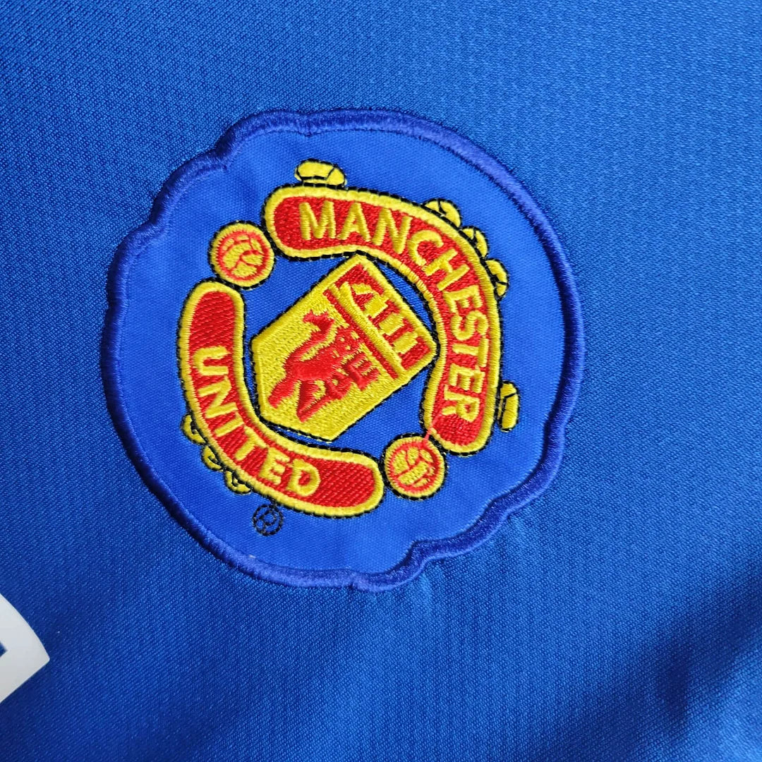 2007/2008 Manchester United Retro Long Sleeve Away Football Shirt