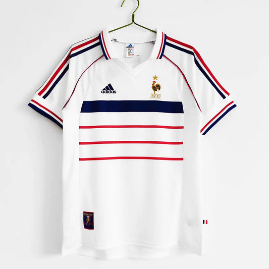1998 France Away Retro Football Shirt image 1