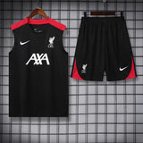 2024/2025 Liverpool Black Red Pre-Match Training Set image 1
