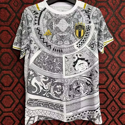 23-24 Italy White Black Concept Special Edition Training Shirts