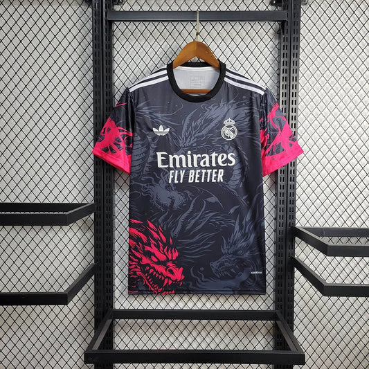 2024/2025 Real Madrid Black Dragon Special Edition Football Shirt image 1